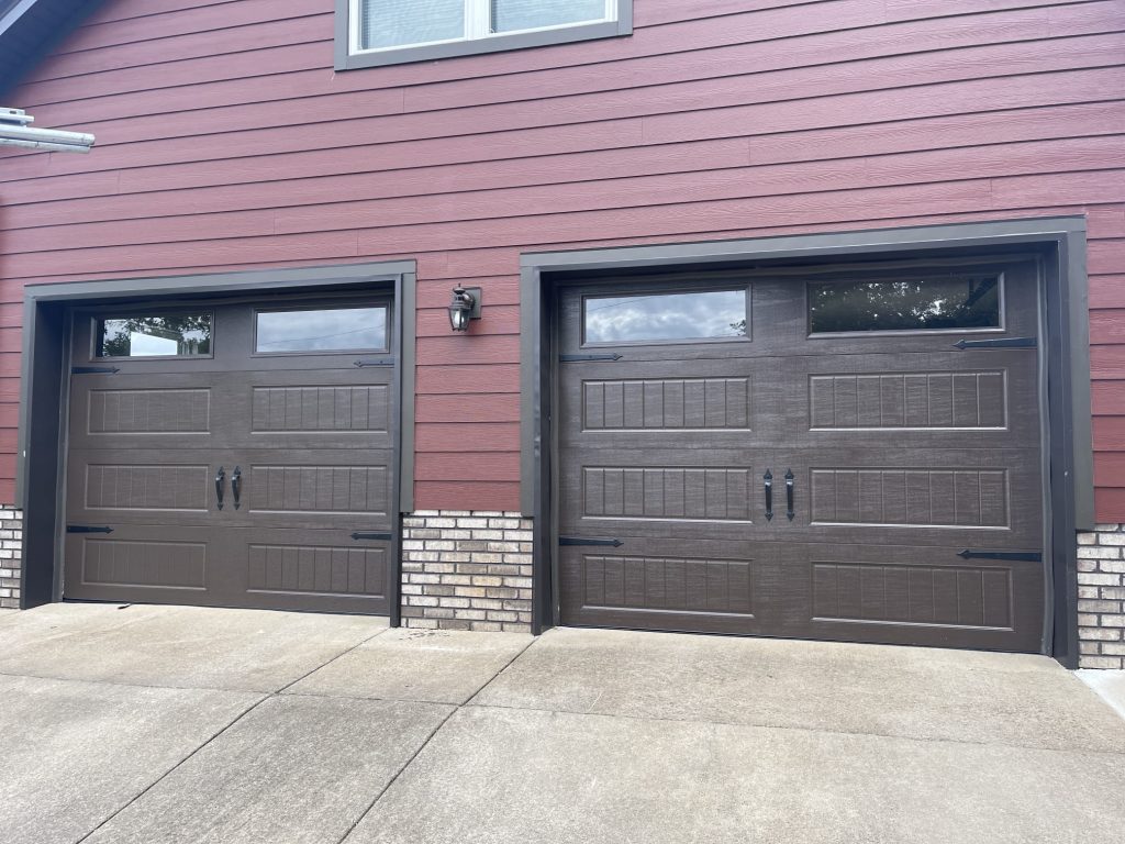 9x7 vb cslp st dark brown w windows and deco hardware