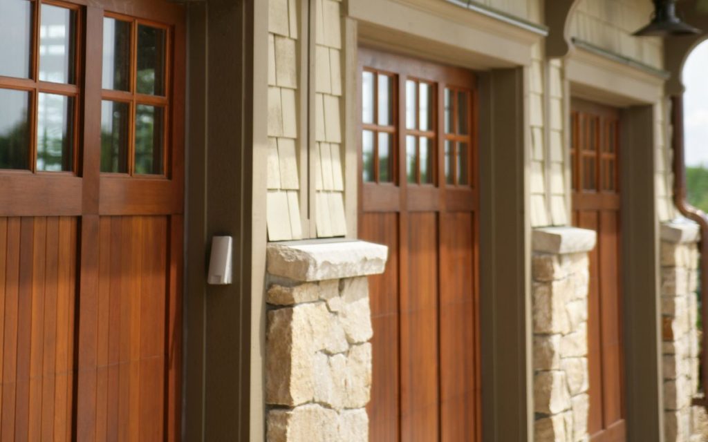 Residential garage door in fort worth
