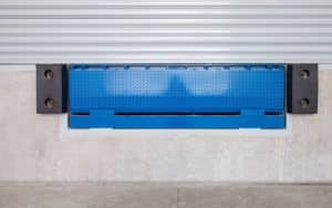 Blue dock leveler
