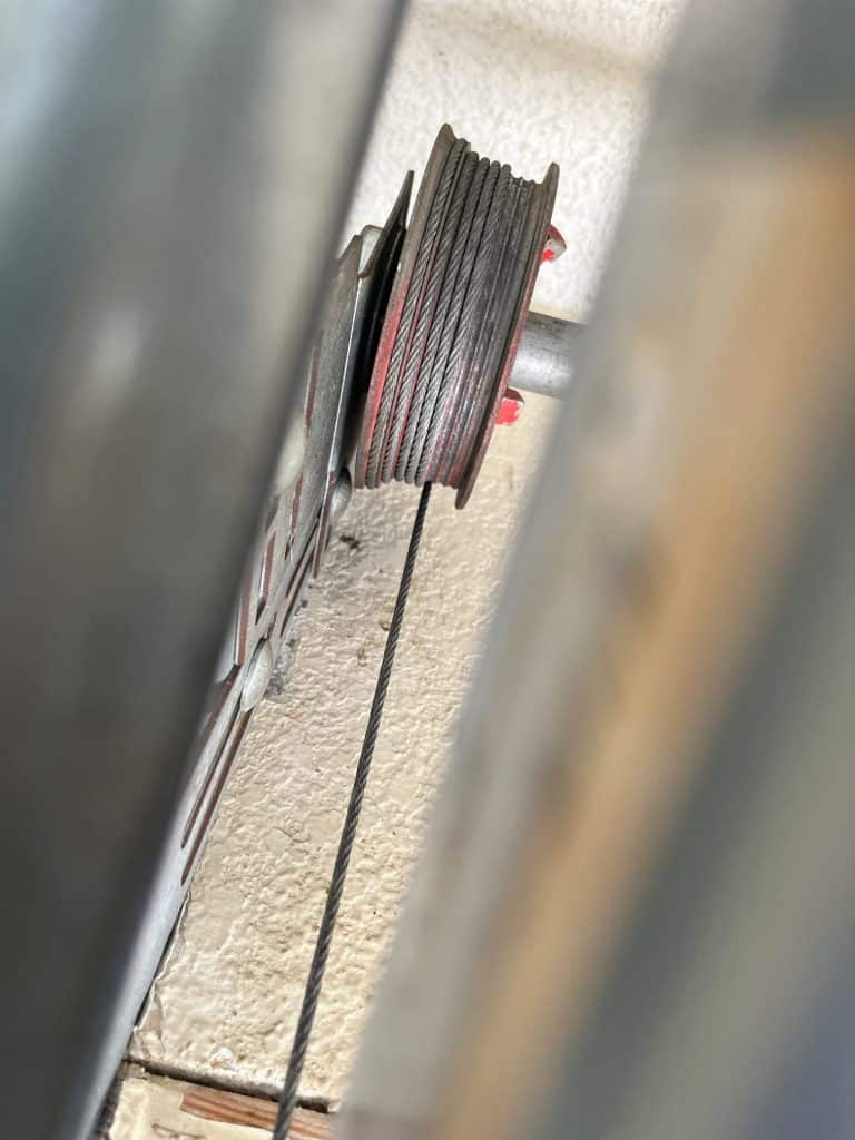 Garage door cable