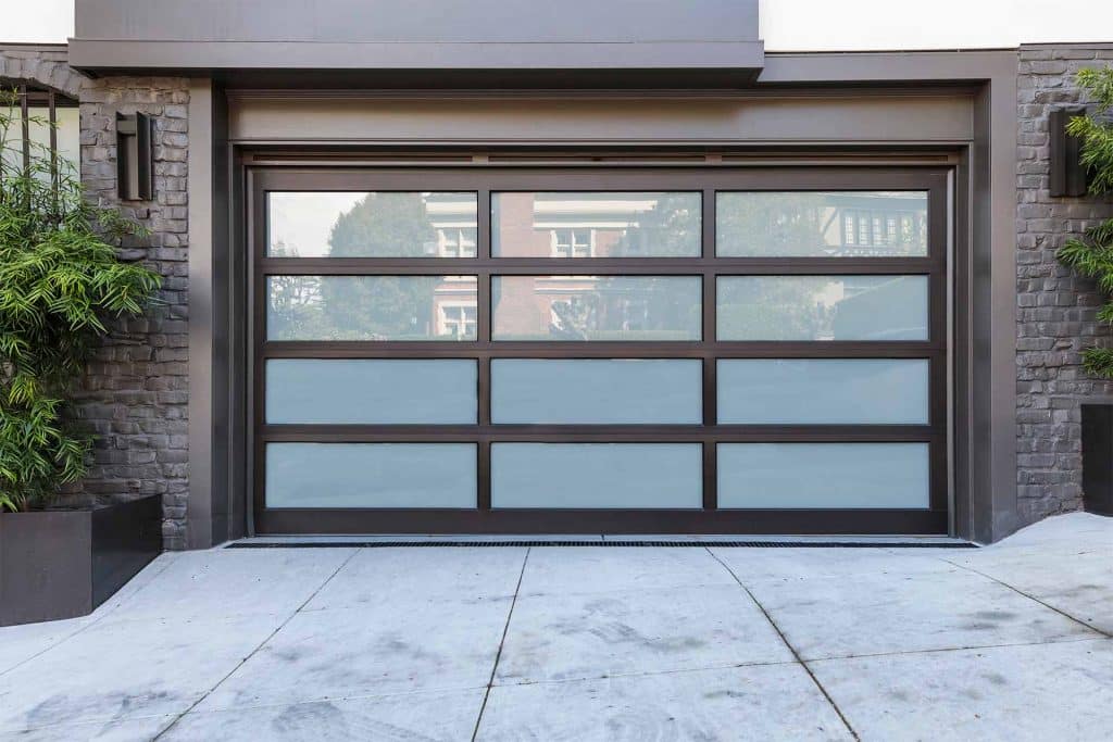 Full view garage door