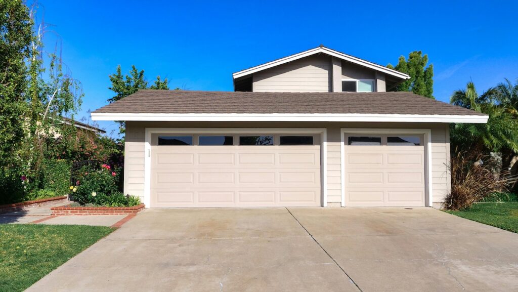 New Custom Garage Door on an East Memphis Home