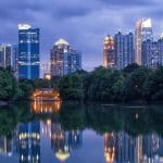 Atlanta georgia skyline