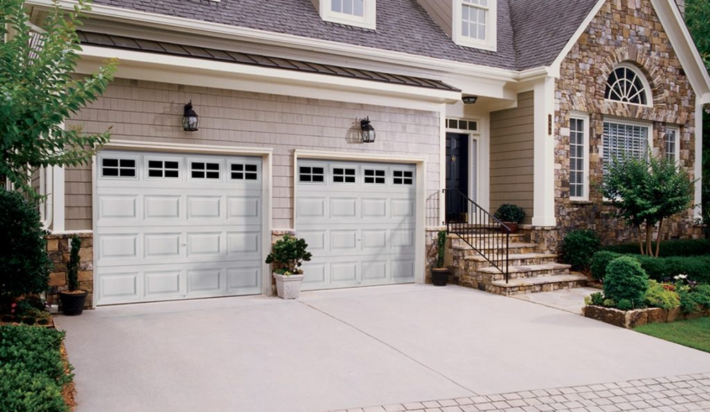 Steel panel raised doors