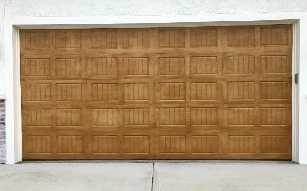 Wood garage door trending
