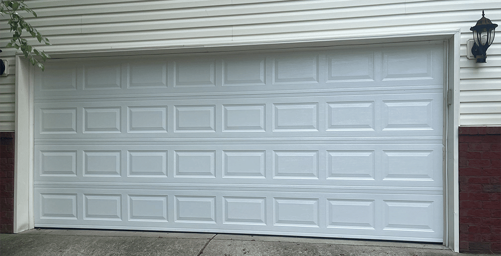 16x7 vinyl white garage door