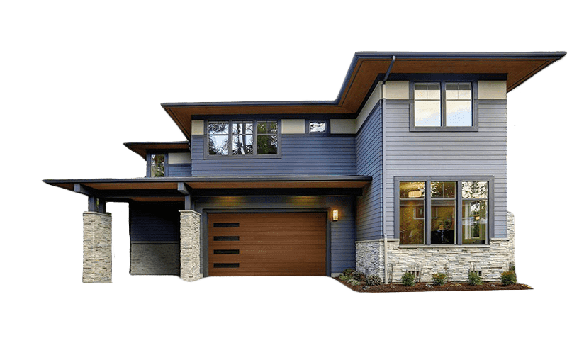Image of a house to display new garage doors