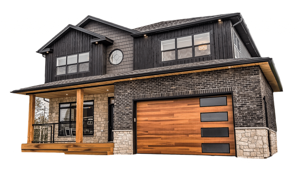 Cedar garage door 1