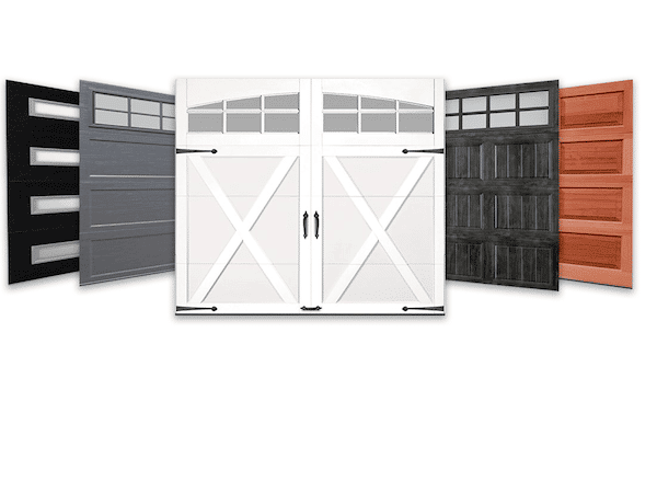 Garage door styles