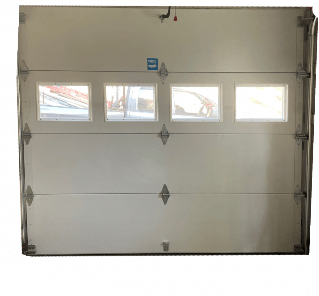 Steelback insulated garage door
