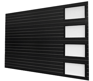 Windload sectional steel garage door