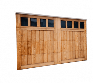 Wood garage door 1