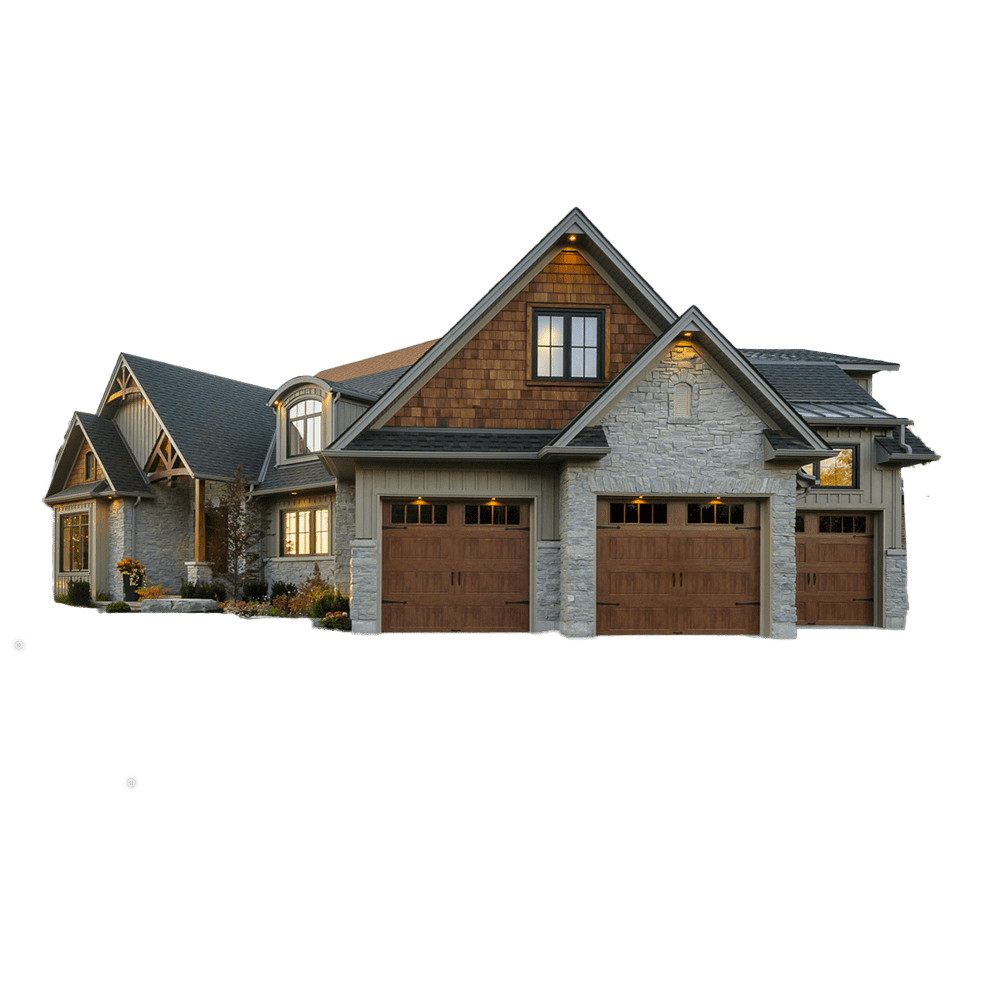 Wood garage doors